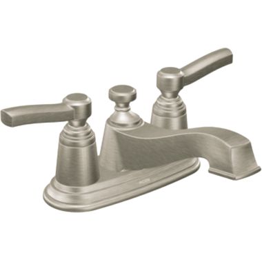 Click here to see Moen S6201BN Moen S6201BN Two-Handle Low Arc Bathroom Faucet