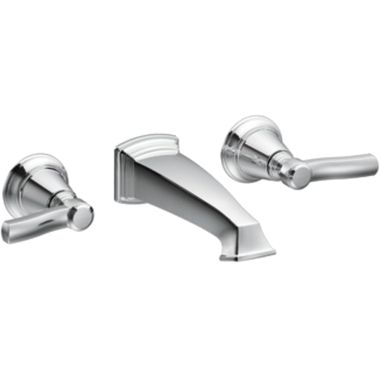 Click here to see Moen TS6204 Moen TS6204 Two-Handle Wall Mount Bathroom Faucet