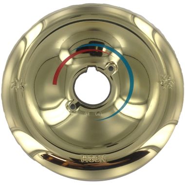 Click here to see Moen 157131P Moen 157131P Chateau Shower Escutcheon, Polished Brass