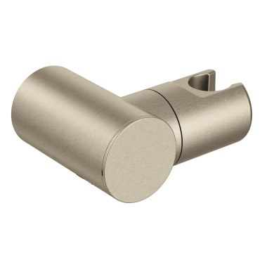 Click here to see Moen 155694BN Moen Adjustable Replacement Wall Bracket Cradle Holder for Hand Shower, Brushed Nickel - 155694BN
