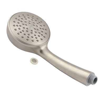 Click here to see Moen 155747BN Moen Voss 4in Single-Function Hand Shower for T694 Roman Tub Filler, Eco-Performance, Round, 1.75 GPM, WaterSense, Brushed Nickel - 155747BN