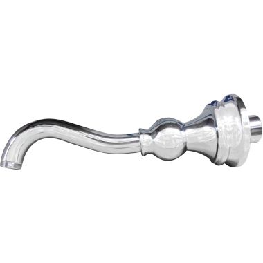 Click here to see Moen 154293 Moen Weymouth Wall-mounted Chrome Spout Kit for a Two Handle Faucet Trim - 154293