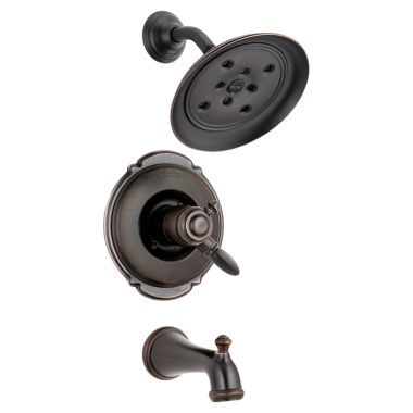 Click here to see Delta T17455-RBH2O Delta T17455-RBH2O Victorian Monitor Tub & Shower Trim in Venetian Bronze Finish