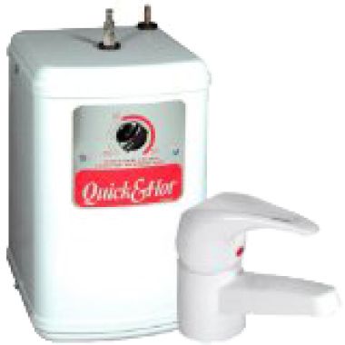 Click here to see Waste King H510-U-BQ Waste King H510-U-BQ Biscuit - Hot Only Hot Water Tank And Faucet Combo