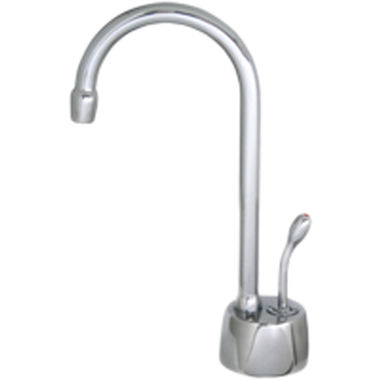 Click here to see Waste King H711-U-SN Waste King Coronado Instant Hot Water Tank and Faucet Combo, Satin Nickel - H711-U-SN