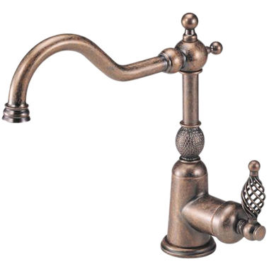 Click here to see Danze BOR-KIT-ATP Danze Bordeaux Single Handle Monoblock Kitchen Faucet, Antique Pewter - BOR-KIT-ATP