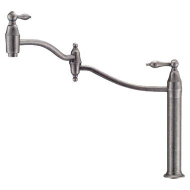 Click here to see Danze D206040DN Danze Fairmont Deck Mount Pot Filler Faucet, Distressed Nickel - D206040DN