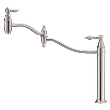 Click here to see Danze D206040SS Danze Fairmont Deck Mount Pot Filler Faucet, Stainless Steel - D206040SS