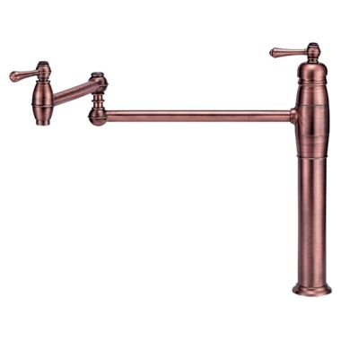 Click here to see Danze D206057AC Danze Opulence Deck Mount Pot Filler Faucet, Antique Copper - D206057AC