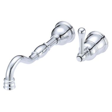 Click here to see Danze D216557ACT Danze Opulence Single-Handle Wall-Mount Bathroom Faucet Trim, Concealed Deck, 1.5 GPM, Lever Handle, ADA, WaterSense, Antique Copper - D216557ACT