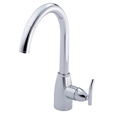 Click here to see Danze D404554 Danze Sonora Single Lever Handle Pull-Down Kitchen Faucet, Chrome - D404554