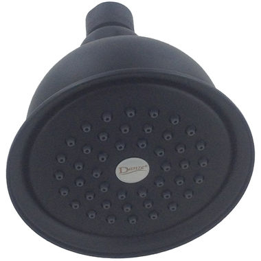 Click here to see Danze D461730BS Danze Opulence 4in Victorian Style Single-Function Shower Head, 2.5 GPM, Black Satin - D461730BS