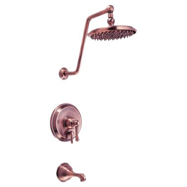 Click here to see Danze D502057ACT Danze D502057ACT Antique Copper Opulence Single Lever Handle Tub/Shower Trim