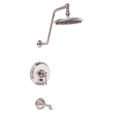 Click here to see Danze D502057BNT Danze D502057BNT Brushed Nickel Opulence Single Lever Handle Tub/Shower Trim