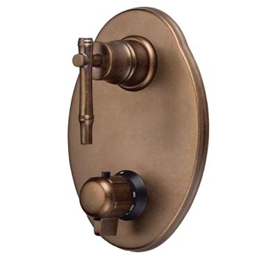 Click here to see Danze D560145RBDT Danze D560145RBDT Distressed Bronze South Sea Thermostatic Shower Trim