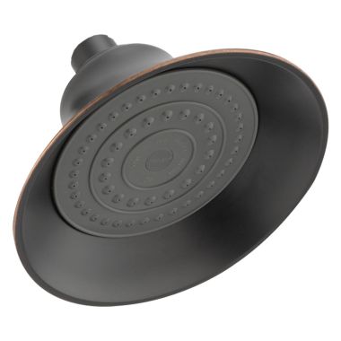 Click here to see Peerless RP70537OB Peerless 1.75 GPM Single-Spray Setting Raincan Showerhead, Round Shape Head, 6-1/16in Diameter Face, WaterSense Certified, Oil Rubbed Bronze - RP70537OB