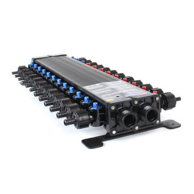 Click here to see Viega 50624 Viega 50624 ManaBloc 24-Port, PEX Crimp Manifold (3/8