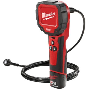 Click here to see Milwaukee 2314-21 Milwaukee 2314-21 M12 M-Spector 360 Rotating Inspection Scope Camera Kit