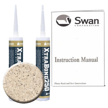 Click here to see Swanstone SS72000.040 Swanstone SS-72-040 Bermuda Sand Tub Wall Installation Kit