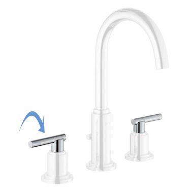 Click here to see Grohe 18027000 Grohe 18027000 Atrio Lever Handles, Starlight Chrome