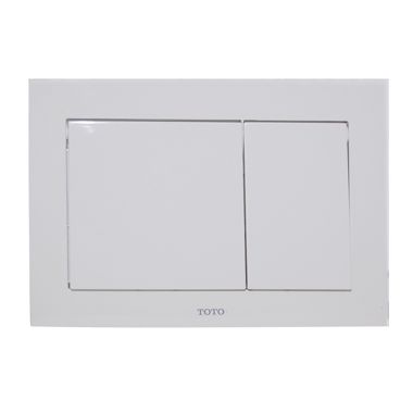 Click here to see Toto YT800#WH TOTO Duofit Push Plate for In-Wall Tank System, White - YT800#WH 