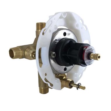 Click here to see Kohler 11748-KS-NA Kohler K-11748-KS-NA Rite-Temp Pressure Balancing Shower Rough-In Valve w/ Push Button Diverter, Stops, 1/2