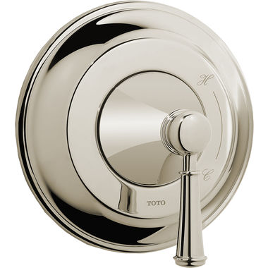 Click here to see Toto TS220P1#BN TOTO Vivian Pressure Balance Valve Trim, Lever Handle, Brushed Nickel - TS220P1#BN