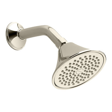 Click here to see Toto TS200A51#PN TOTO Transitional Collection Series A 4in Single-Spray Shower Head with Rubber Nozzles, 2.5 GPM, Polished Nickel - TS200A51#PN