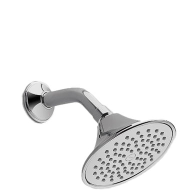 Click here to see Toto TS200A61#PN TOTO Transitional Collection Series A 5in Single-Spray Shower Head with Rubber Nozzles, 2.5 GPM, Polished Nickel - TS200A61#PN