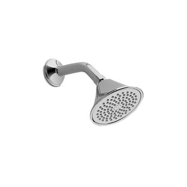 Click here to see Toto TS200AL51#PN TOTO Transitional Collection Series A 4in Single-Spray Shower Head with Rubber Nozzles, 2.0 GPM, Polished Nickel - TS200AL51#PN