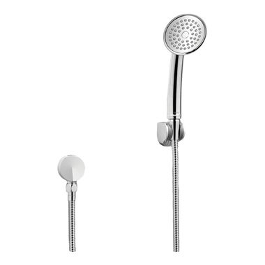 Click here to see Toto TS200F41#CP TOTO Transitional Collection Series A 3in Single-Spray Hand Shower with Rubber Nozzles, 2.5 GPM, Polished Chrome - TS200F41#CP