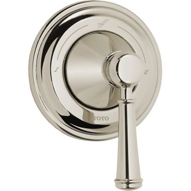 Click here to see Toto TS220D1#BN TOTO Vivian 2-Way Diverter Valve Trim w/ Off, Lever Handle, Brushed Nickel - TS220D1#BN