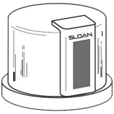 Click here to see Sloan 3325012 Sloan EBV-55-A Urinal Cover Assembly (3325012)