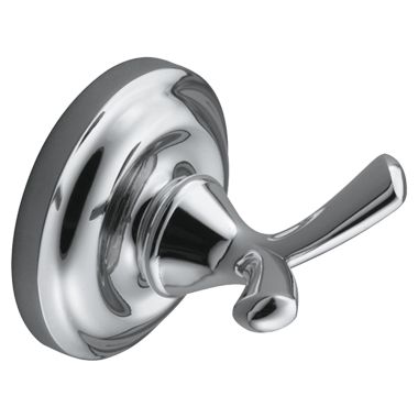 Click here to see Moen BP6903CH Moen CSI Madison Double Robe Hook with Mounting Hardware, Zinc Alloy, Chrome - BP6903CH