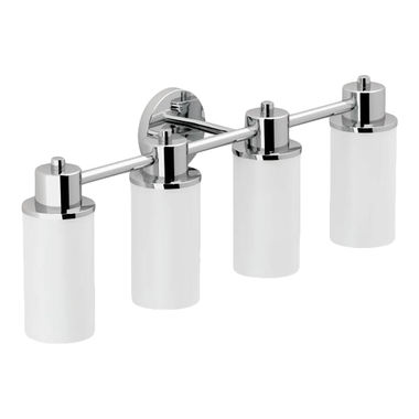 Click here to see Moen DN0764CH Moen Iso 4-Globe Bathroom Vanity Light, Chrome - DN0764CH