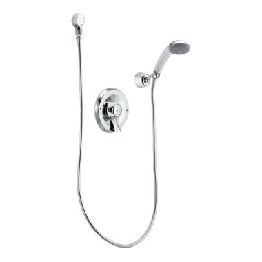 Click here to see Moen T8348 Moen Commercial Posi-Temp Single-Handle Handheld Shower Faucet, One-Function, 2.5 GPM, 69