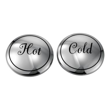 Click here to see Moen 221672 Moen Weymouth Replacement Handle Cap Kit, Chrome - 221672