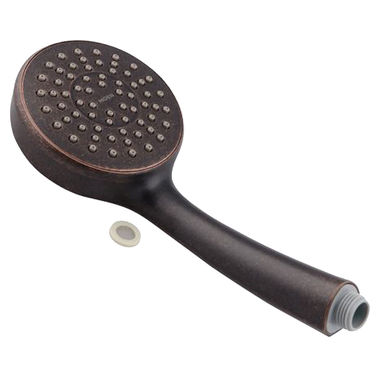 Click here to see Moen 155747ORB Moen Voss 4in Single-Function Hand Shower for T694 Roman Tub Filler, Eco-Performance, Round, 1.75 GPM, WaterSense, Oil Rubbed Bronze - 155747ORB