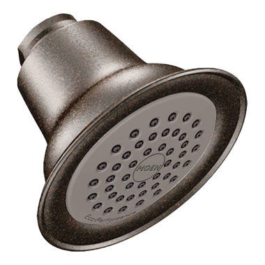 Click here to see Moen 6313ORB Moen Easy Clean XLT Single-Spray Function Shower Head, 3-1/2in Diameter Spray Head, WaterSense Certified, Oil Rubbed Bronze - 6313ORB