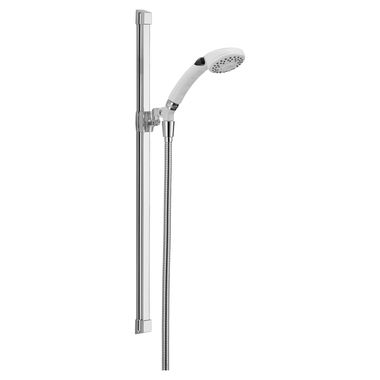 Click here to see Delta 51551-WHBDS Delta 51551-WHBDS 2-setting Glide Rail Hand Shower