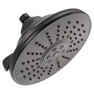 Click here to see Delta 52680-RB Delta 3-Setting Round Raincan Shower Head, 2.5 GPM, Venetian Bronze - 52680-RB