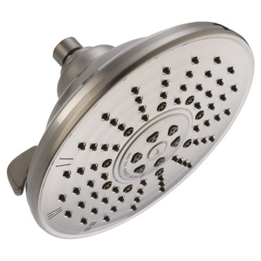 Click here to see Delta 52680-SS Delta 3-Setting Round Raincan Shower Head, 2.5 GPM, Stainless - 52680-SS
