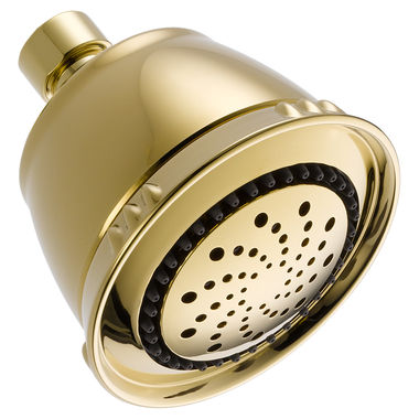 Click here to see Delta 52678-PB-PK Delta 52678-PB-PK Polished Brass Accessory 5-Setting Showerhead