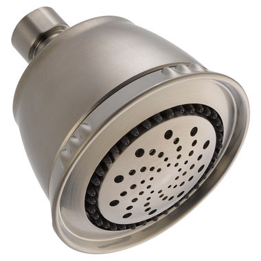 Click here to see Delta 52678-SS-PK Delta Five-Setting Touch-Clean Shower Head, 2.5 GPM, Stainless - 52678-SS-PK