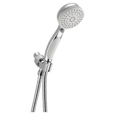 Click here to see Delta 54424-WC20-PK Delta Accessory Shower Mount Handshower, Chrome/White - Delta 54424-WC20-PK