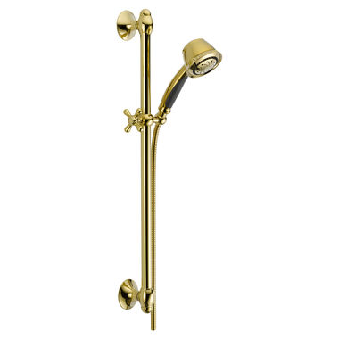 Click here to see Delta 51508-PB Delta 51508-PB Polished Brass Accessory Slide Bar Handshower