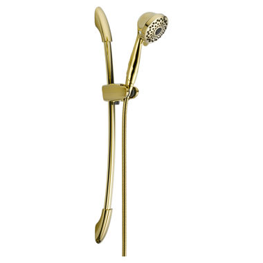 Click here to see Delta 51704-PB Delta 51704-PB Polished Brass Accessory Slide Bar Handshower