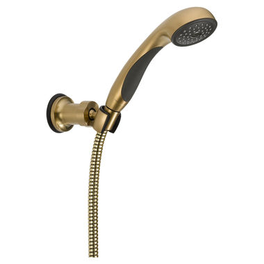 Click here to see Delta 55013-CZ Delta Premium Single-Setting Wall Mount Hand Shower, 1.75 GPM, Champagne Bronze - 55013-CZ