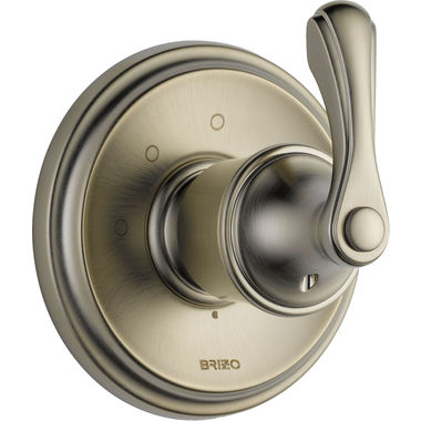 Click here to see Brizo T60885-BN Brizo Charlotte Single-Handle 3-Function Diverter Valve Trim, Lever Handle, Brushed Nickel - T60885-BN