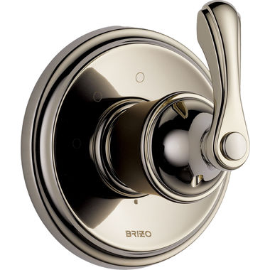 Click here to see Brizo T60885-PNCO Brizo Charlotte Single-Handle 3-Function Diverter Valve Trim, Lever Handle, Bronze/Nickel - T60885-PNCO